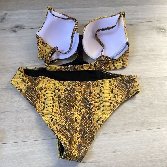 Matte Swim Nyke One Piece leopard print 2X NWT in packaging never‎ worn! - Picture 4 of 6
